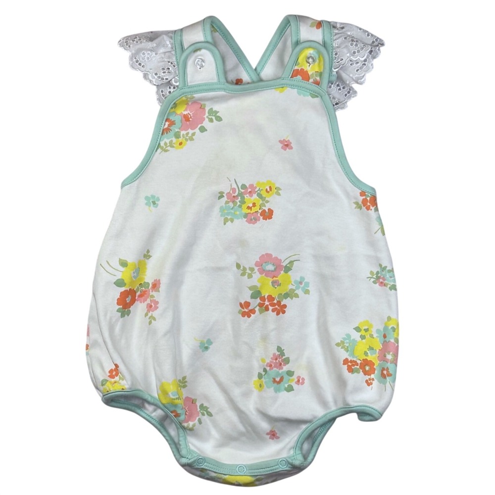 TBBC The Beaufort Bonnet Company Saylor Sunsuit Biltmore Bouquet Size 18-24M - Picture 2 of 5